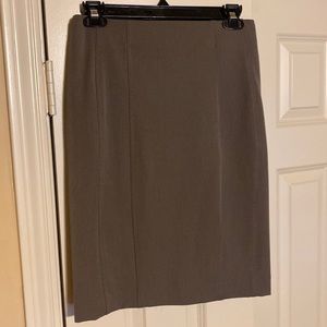 Express midi skirt- taupe/grey